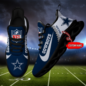 Limited Edition – Customized NFL Dallas Cowboys Unisex Max Soul Shoes