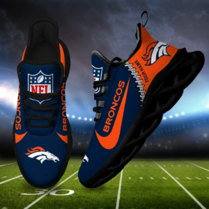 Limited Edition – Customized NFL Denver Broncos Unisex Max Soul Shoes