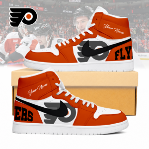 Limited Edition – Customized NHL Philadelphia Flyers Air Jordan 1 Sneakers