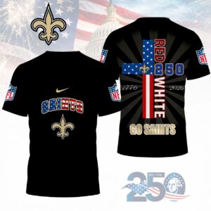 Limited Edition – Customized NFL New Orleans Saints T-Shirt