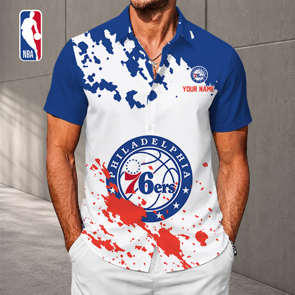Limited Edition – Customized NBA Philadelphia 76Ers Unisex Hawaiian Shirt