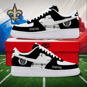 Limited Edition – Customized NFL New Orleans Saints Air Force 1 Sneakers