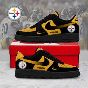 Limited Edition – Customized NFL Pittsburgh Steelers Air Force 1 Sneakers