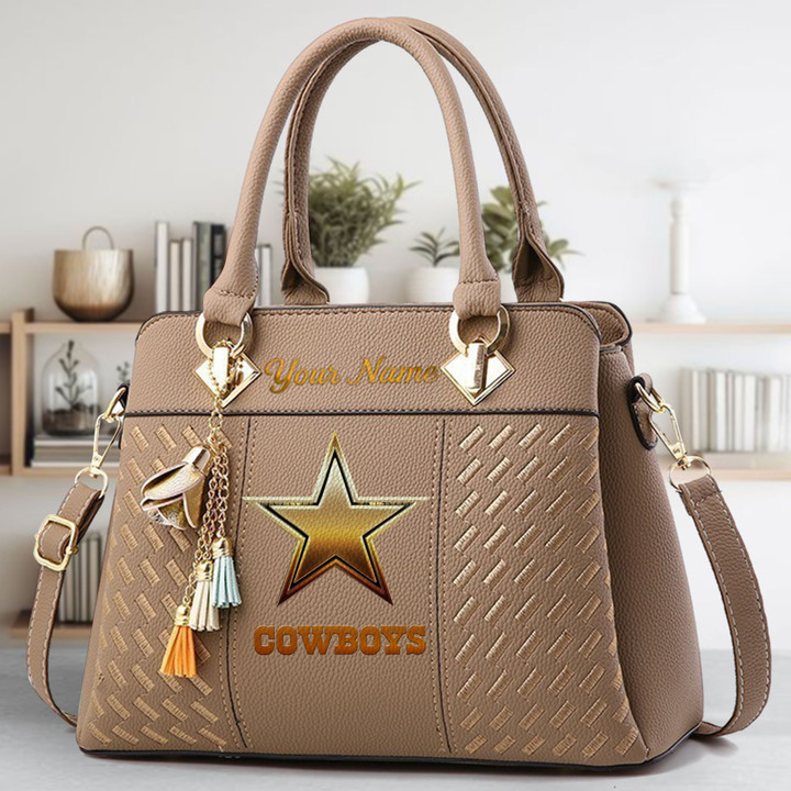 Limited Edition – Customized NFL Dallas Cowboys Luxury Handbag In Multiple Colors - Image 3