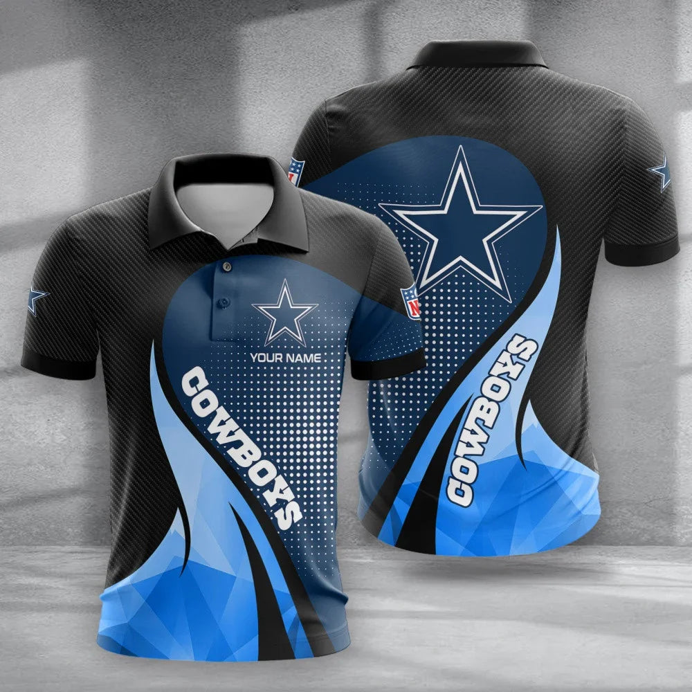 Limited Edition – Customized NFL Dallas Cowboys Polo Shirt & Short Pants Set