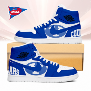 Limited Edition – Customized NCAA Byu Cougars Air Jordan 1 Sneakers