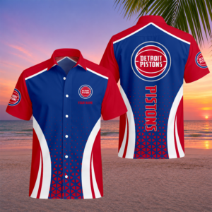 Limited Edition – Customized NBA Detroit Pistons Unisex Hawaiian Shirt