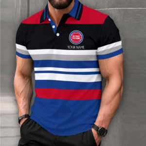 Limited Edition – Customized NBA Detroit Pistons Polo Shirt