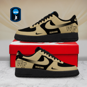 Limited Edition – Customized NCAA Wake Forest Demon Deacons Air Force 1 Shoes