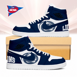 Limited Edition – Customized NCAA Penn State Nittany Lions Air Jordan 1 Sneakers