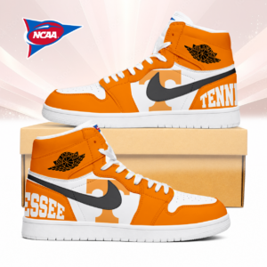 Limited Edition – Customized NCAA Tennessee Volunteers Air Jordan 1 Sneakers