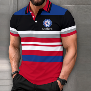 Limited Edition – Customized NBA Philadelphia 76Ers Polo Shirt
