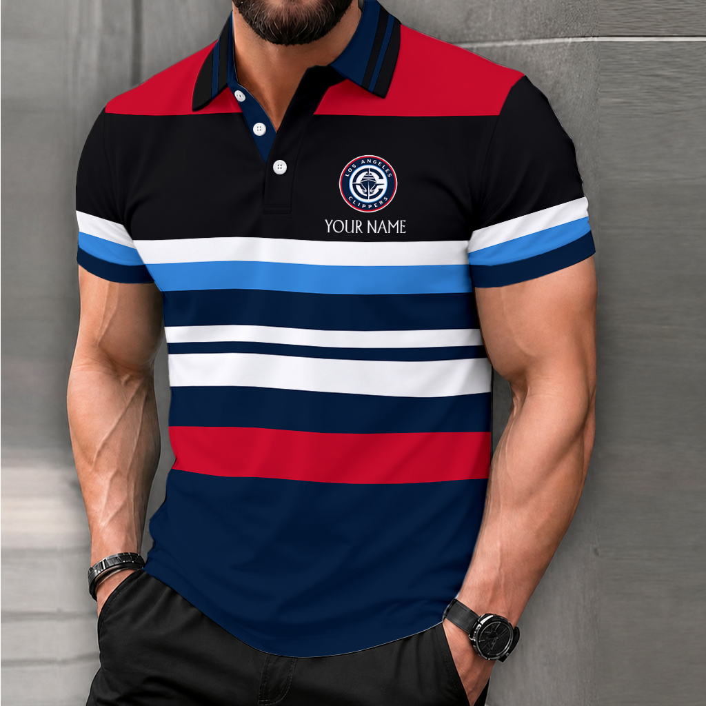 Limited Edition – Customized NBA Los Angeles Clippers Polo Shirt