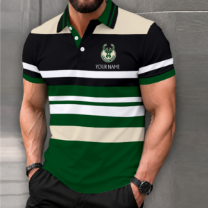 Limited Edition – Customized NBA Milwaukee Bucks Polo Shirt