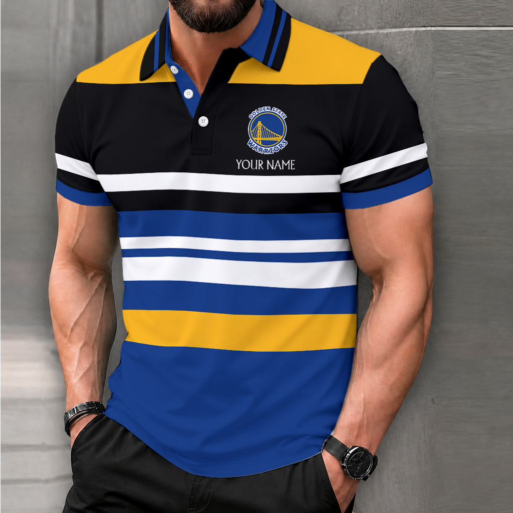 Limited Edition – Customized NBA Golden State Warriors Polo Shirt