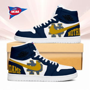 Limited Edition – Customized NCAA Notre Dame Fighting Irish Air Jordan 1 Sneakers