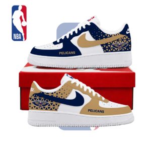Limited Edition – Customized NBA New Orleans Pelicans Air Force 1 Shoes