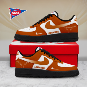 Limited Edition – Customized NCAA Texas Longhorns Air Force 1 Shoes