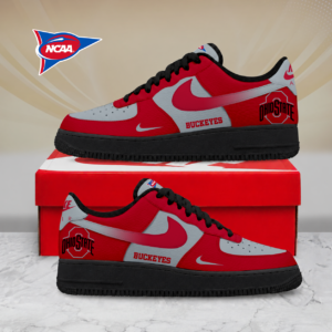 Limited Edition – Customized NCAA Ohio State Buckeyes Air Force 1 Shoes