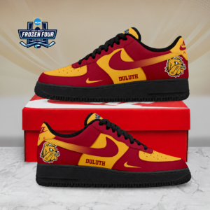 Limited Edition – Customized NCAA Minnesota Duluth Bulldogs Air Force 1 Shoes