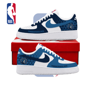 Limited Edition – Customized NBA Minnesota Timberwolves Air Force 1 Shoes