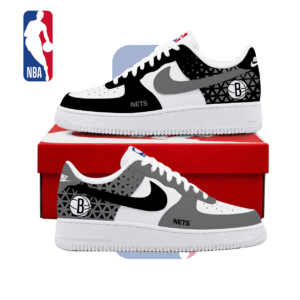 Limited Edition – Customized NBA Brooklyn Nets Air Force 1 Shoes