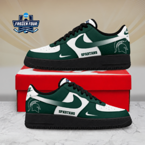 Limited Edition – Customized NCAA Michigan State Spartans Air Force 1 Shoes