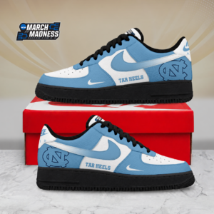 Limited Edition – Customized NCAA North Carolina Tar Heels Air Force 1 Shoes