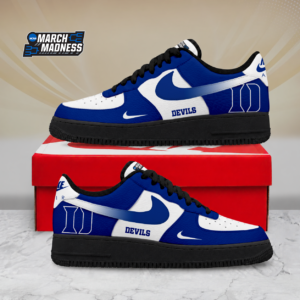 Limited Edition – Customized NCAA Duke Blue Devils Air Force 1 Shoes