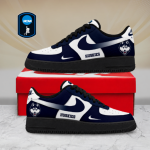 Limited Edition – Customized NCAA Uconn Huskies Air Force 1 Shoes