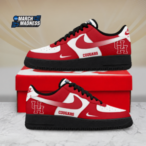 Limited Edition – Customized NCAA Houston Cougars Air Force 1 Shoes