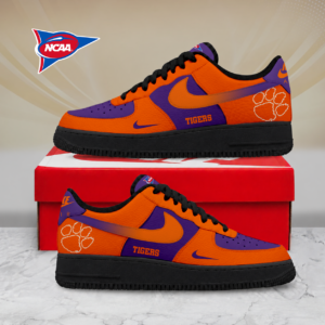 Limited Edition – Customized NCAA Clemson Tigers Air Force 1 Shoes