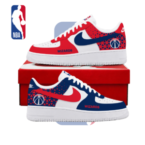 Limited Edition – Customized NBA Washington Wizards Air Force 1 Shoes