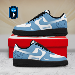 Limited Edition – Customized NCAA North Carolina Tar Heels Air Force 1 Shoes