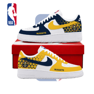 Limited Edition – Customized NBA Denver Nuggets Air Force 1 Shoes