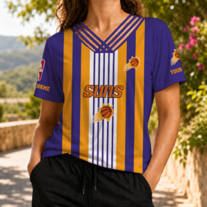 Limited Editon – Customized NBA Phoenix Suns V-Neck Shirt