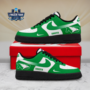 Limited Edition – Customized NCAA North Dakota Fighting Hawks Air Force 1 Shoes