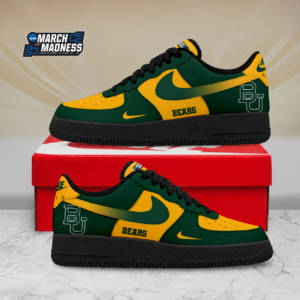 Limited Edition – Customized NCAA Baylor Bears Air Force 1 Shoes