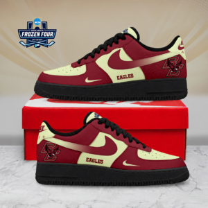 Limited Edition – Customized NCAA Boston College Eagles Air Force 1 Shoes