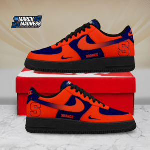 Limited Edition – Customized NCAA Syracuse Orange Air Force 1 Shoes
