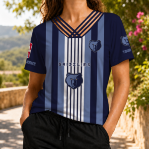 Limited Editon – Customized NBA Memphis Grizzlies V-Neck Shirt