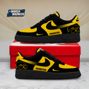 Limited Edition – Customized NCAA Iowa Hawkeyes Air Force 1 Shoes