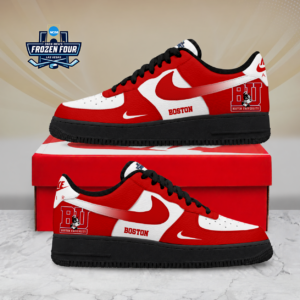 Limited Edition – Customized NCAA Boston University Terriers Air Force 1 Shoes