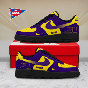 Limited Edition – Customized NCAA Lsu Tigers Air Force 1 Shoes