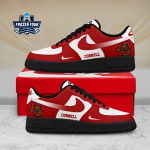 Limited Edition – Customized NCAA Cornell Big Red Air Force 1 Shoes
