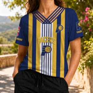 Limited Editon – Customized NBA Indiana Pacers V-Neck Shirt