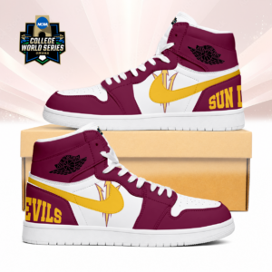 Limited Edition – Customized NCAA Arizona State Sun Devils Air Jordan 1 Sneakers