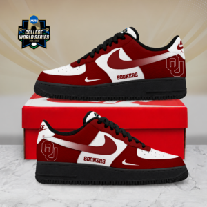 Limited Edition – Customized NCAA Oklahoma Sooners Air Force 1 Shoes