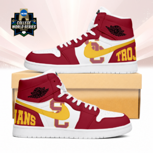Limited Edition – Customized NCAA Usc Trojans Air Jordan 1 Sneakers