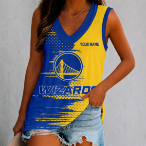 Limited Edition – Customized NBA Golden State Warriors Women’s V-Neck Tank Top